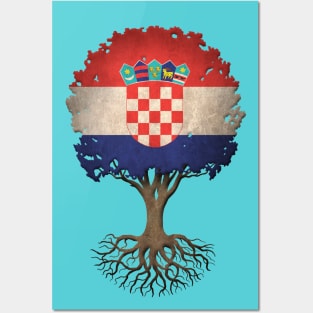 Tree of Life with Croatian Flag Posters and Art